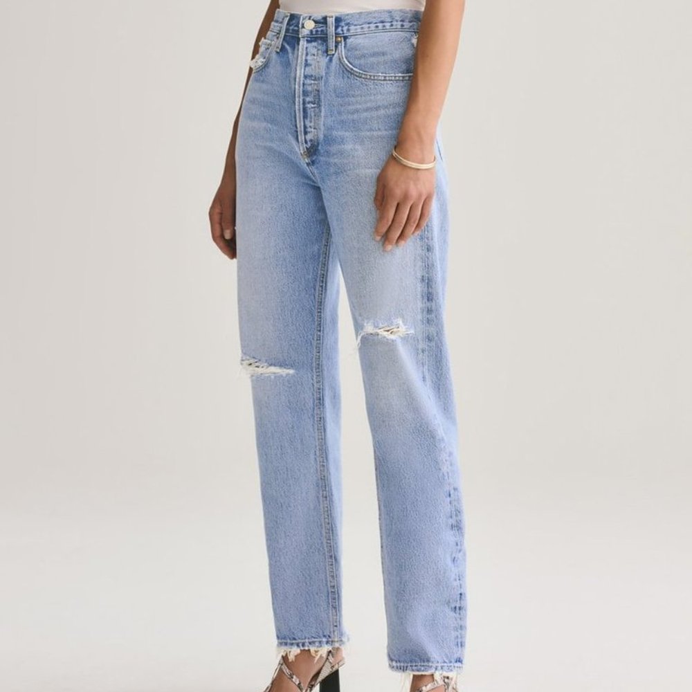 Agolde 90's Mid Rise Loose Fit in Captured Size 25
